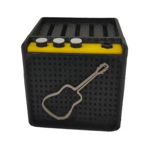 Portable Guitar Pick Holder With Pick Slot Pick Storage Box Light Weight Speaker Shape Guitar Plectrums Cases Box