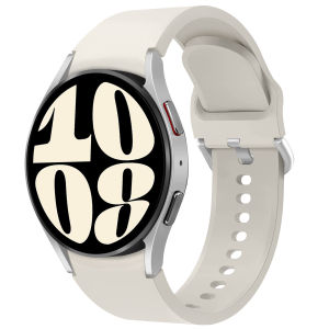 สำหรับ Samsung Galaxy Watch 5สาย40มม. 44มม./5สาย Pro 45มม./Galaxy Watch 4สาย40มม. 44มม./4สายคล้องแบบคลาสสิค42มม. 46มม. Galaxy Watch 5/4แถบซิลิโคนไม่มีช่องว่างสายยืดกีฬา