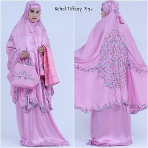Mukena Mewah Sultan Tiffany Bordir Sutra velvet Premium Bisa bayar di tempat