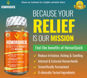 Shop037 HEMORQUICK (Promo) 100% Natural Organic - Best Treatment For Internal And External Hemorrhoids
