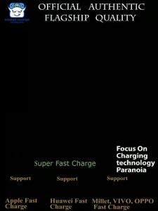 SG 40W mAh Super Fast Charge Vooc Flash Charging Qc3.0 PD22.5W Mobile Power Charger