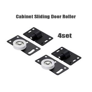 4Pcs Sliding Door Roller Wardrobe Closet Wheel Cabinet Rollers