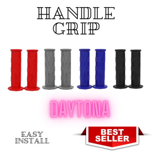 HONDA GENIO DAYTONA HANDLE DRIP COLORED SOFT RUBBER UNIVERSAL HIGH QUALITY ORIGINAL