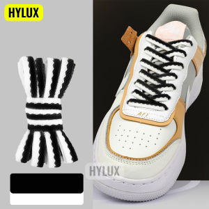 [9 Màu] Dây Giày Pastel Kẻ Sọc Mix Màu Trang Trí Sneaker Hot Trend - Dây Giày HYLUX