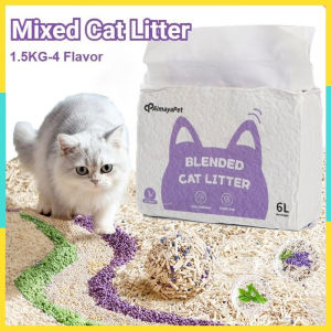 Aikenn Tofu Cat Litter Pasir Kucing Clumping Eco Friendly Low Dust Pet Toilet 15 4 Scent Rumah Tangga