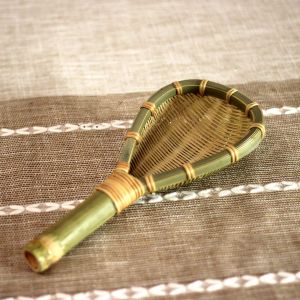 ILOIQD Green Kitchen Supplies Bamboo Products Household Drain Spoon Bamboo Basket Bamboo Colander Rice Colander