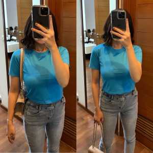 Baju crop top atasan kaos combed baju crop top premium tebal tidak nerawang