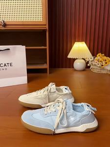 Ballet-Style Breathable Soft-Soled WomenS Lightweight 2025 Spring-Summer Casual Sports Versatile White Shoes