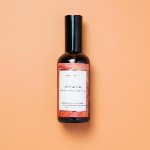 Innerfyre Co Light My Fire Palmarosa Rose and Ylang Ylang Essential Oil Spray | Perfect for Rooms Linens Yoga Mats | Gift Idea | 100ml & 50ml