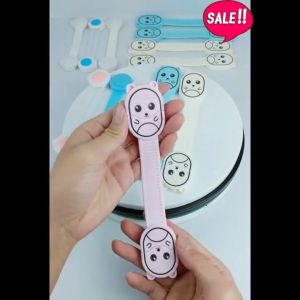Khóa tủ an toàn cho bé giúp cố định các ngăn kéo tủ cửa ra vào nhằm tránh trường hợp bé bị kẹt tay