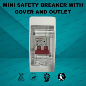32A Mini Circuit Breaker with Outlet WSL-DZ47-63-MSB for Control Panels and Service Boards