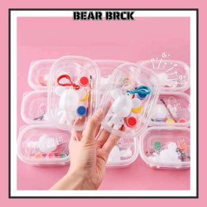 DIY Fluid Bearbrick Mini Bear Paint Handmade Kids Toys Education Art Material Liquid Keychain Party Gift 手工创意 流体暴力熊涂鸦钥匙扣