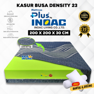 200x200x30 Kasur Busa INOAC Mattress Plus Density 23 Garansi 20 Tahun Ukuran Jumbo