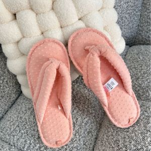 Free Shipping Summer WomenS Cotton Jacquard Flip-Flops Perfect For Indoor Use In Warm Rooms