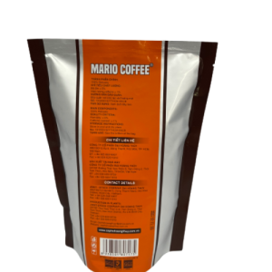 Cà phê bột Mario Đam mê 100% Robusta - Đắng đậm mạnh đặc trưng (Pha máy/pha phin) [500g]