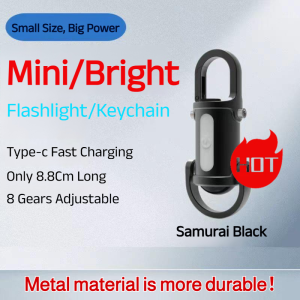 Lamps and Lanterns High Brightness Usb Rechargeable Keychain Led Light Made of Metal Emergency Lighting