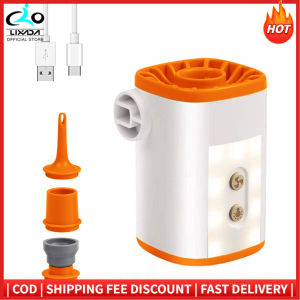 Máy Bơm Hơi Điện Không Dây Cầm Tay Có Đèn Máy Bơm Hơi Mini Sạc USB 3600MAh Máy Bơm Hơi Nạp Đầy Nhanh Máy Xả Hơi Với 4 Vòi Phun Cho Bơm Hơi Đệm Ngủ Vòng Bơi Đồ Chơi Dưới Nước Túi Hút Chân Không Nệm