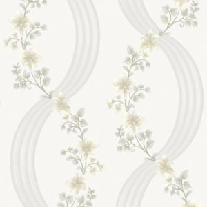 Wallpaper Dinding Bukan Stiker Motif Bunga  Bahan Vinyl Timbul Bertekstur Tebal | Ukuran 53cm x 10m