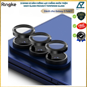 Dán camera RINGKE Lens Frame Glass cho Samsung Galaxy Z Fold 7 (combo 2)/ Z Fold 6 có khung trợ dán