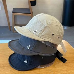 YIHVF493167 Short Brim Duckbill Cap Quick-Dry Adjustable Camping Hat Sun Protection Baseball Cap Women Men