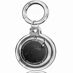 for Airtag Holder Waterproof Silicone Protective Case with Keychain Protection Cover for Air Tag Dog Collar Luggage Keys Anti-lost Collar Keys Tracker Protective Cover