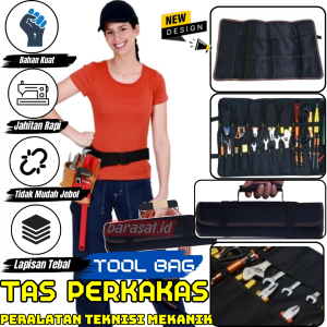 Tas perkakas teknisi Lapisan Tebal Anti Jebol untuk membawa peralatan listrik