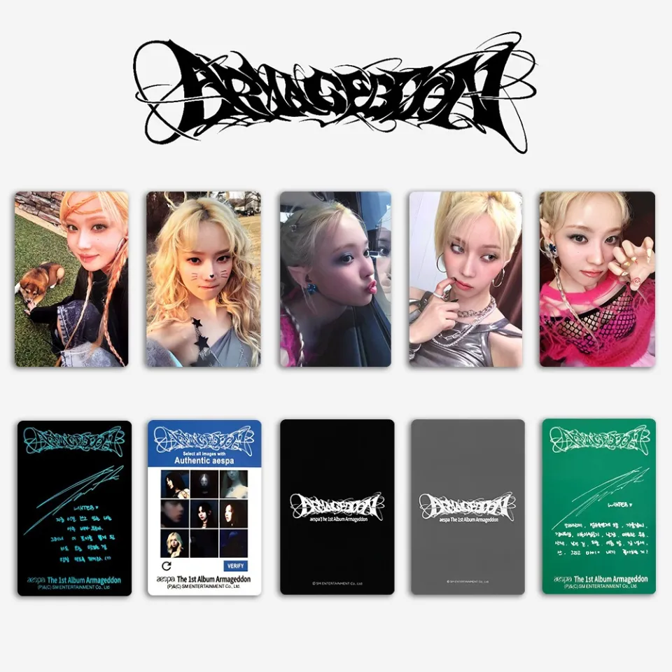 Aespa Album Armageddon Withmuu PhotoCard Winter Giselle Ningning