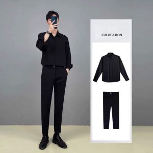 [Hot][Freeship]Áo sơ mi nam ẩn khuy nhiều màu thời trang công sở hàn quốc cao cấp from đứng côn suông rộng lụa co giãn