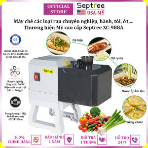 Máy chẻ các loại rau hành cần tây cần tỏi ớt rau muống chuyên nghiệp thương hiệu Mỹ cao cấp Septree XC-988A - Công suất 700W - Bảo Hành 1 Năm