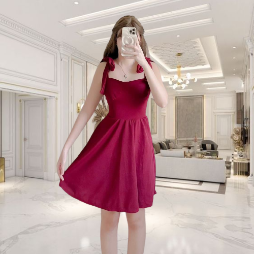 New Premium Sleeveless Dress for womens adjustable strap korean