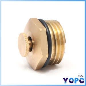 YoPo Brass Misting Nozzles Adjustable 1/2 inch Centrifugal Water Atomizing Spray Nozzle Garden Irrigation