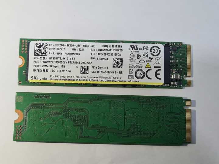 SK hynix PC601 NVMe SSD 1TB 本体 SK-Hynix PC601 NVMe 1TB M.2 PCIe