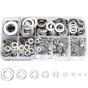 Multipurpose 800Pieces Washer Set for Home Improvement Stainless Steel Materials Flat Washers for Secure Fastening