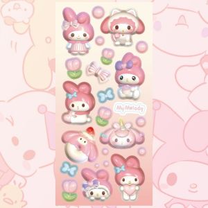 Pelekat✨3D卡通咕卡贴纸 Guka Sticker 镭射卡通手账装饰贴纸 Cute Cartoon Holographic Sticker DIY Journal Decoration Kids Gift