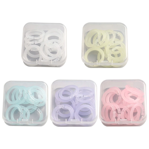 100Pcs Colorful Binder Rings 15mm Diameter Book Rings Detachable Binder Rings for Flash Index Binder Folder