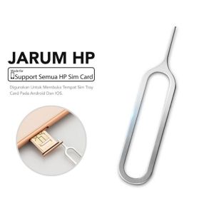 Sim card ejector HP JARUM Pembuka / tusukan Sim card handphone tablet