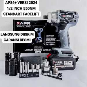 APR impact wrench type ap29 550nm 2baterai 88v standart fullset accecoris untuk buka ban roda mobil motor cvt