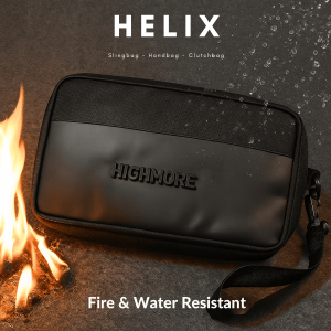 Highmore Helix Series Tas Selempang Pria 3in1 Handbag Clutch Tahan Api & Waterproof Premium Durable