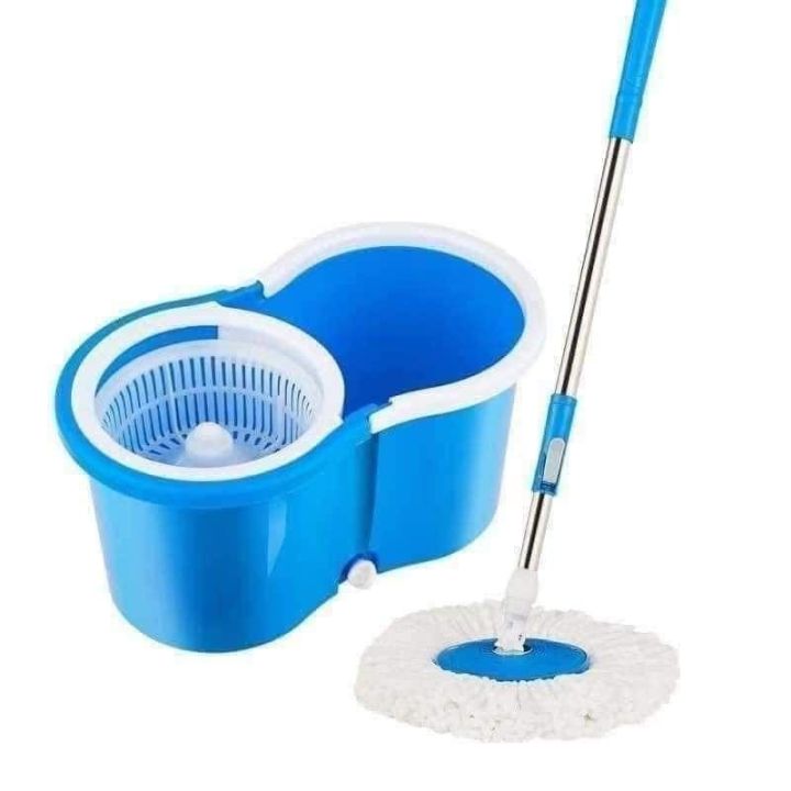 Magic spin mop with bucket 360° Rotating Floor Lazada PH