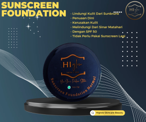 Sunscreen Foundation Hi Glow Skincare Original BPOM