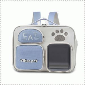 กระเป๋าเป้สัตว์เลี้ยง มัลติฟังก์ชั่น กระเป๋าแมว สามารถถือได้ ทนต่อน้ำมัน แข็งแรงและทนทาน