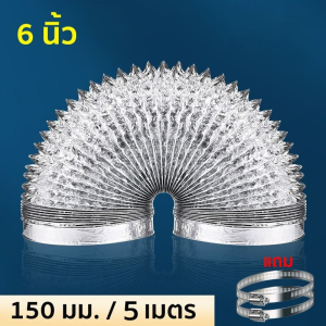 สแตนเลส 1.8m เคเบิล พร้อมสวิตซ์ พัดลมดูดอากาศความเร็วสูง 6/8/10/12นิ้ว สำหรับห้องครัว บาร์บีคิว ปลูก ห้องน้ำ