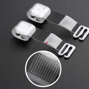 6/1PcsTransparent Detachable Adjust Shoulder Belt Lingerie Invisible Bra Straps Women Elastic Silicone Bra Belt Underwear Accessories