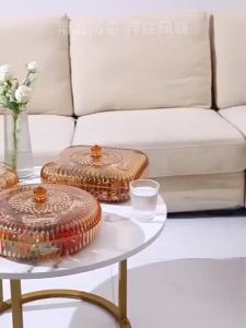Khay Mứt Tết Khay Đựng Bánh Kẹo Phong Cách Hoàng Gia Cao Cấp 4 Ngăn Trang Trí Ngày Tết