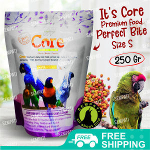 SEMPATI Premia Core Size S 250gram Premium Daily Bird Food Pakan Harian Burung Parrot Finch Kenari Afgrey Sunconure Pur Pelet Burung Paruh Bengkok Parkit Blackthroat