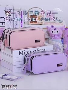 [SG]Large Capacity Pencil Case 3 Layer Pencil Bag Stationery Storage Organizer for Student School Office Supplies