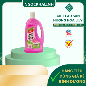 GIFT lau sàn hương hoa Lily chai 1L