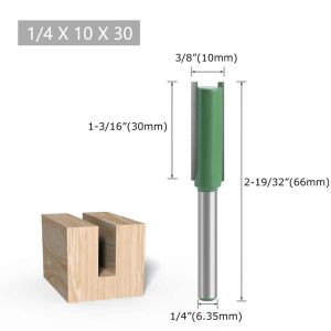 Mũi phay gỗ tạo rãnh vuông 1/4 và 6mm kích cỡ đa dạng LAZYL