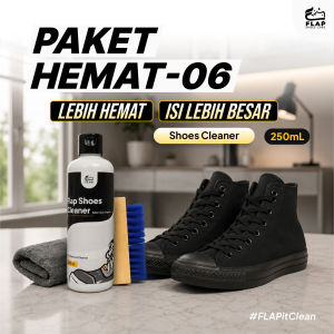 Flap Shoes Care Pembersih Sepatu Putih & Warna Shoe Cleaner Kit SC4