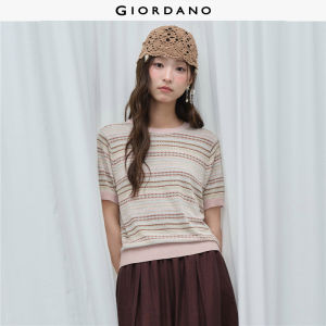 Giordano Women Women Round Neck Knitwear Free Shipping 18356214